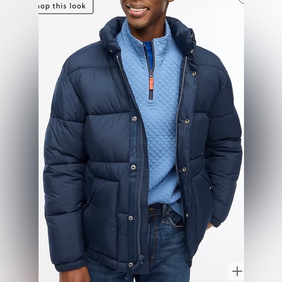 New JCrew Factory Puffer jacket - Picture 4 of 7